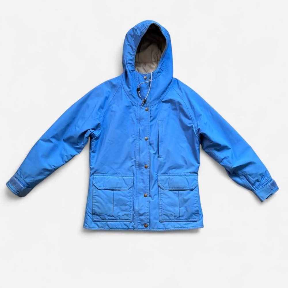 Vintage Cabela's jacket 80s coat blue parka Gore-Tex Thinsulate hooded Medium M